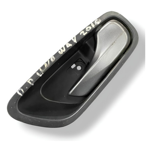 Maçaneta Interna Dianteira Direita Fiat Uno 2015 17208m1144 Prateado Dianteira