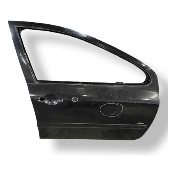 Porta Dianteira Direita Peugeot 307 2008 2009  2010 Detalhe Dianteira Direita Preto