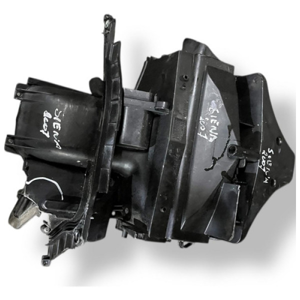 Carcaça Caixa Evaporadora Fiat Siena 2008 150020300 Detalhe Preto