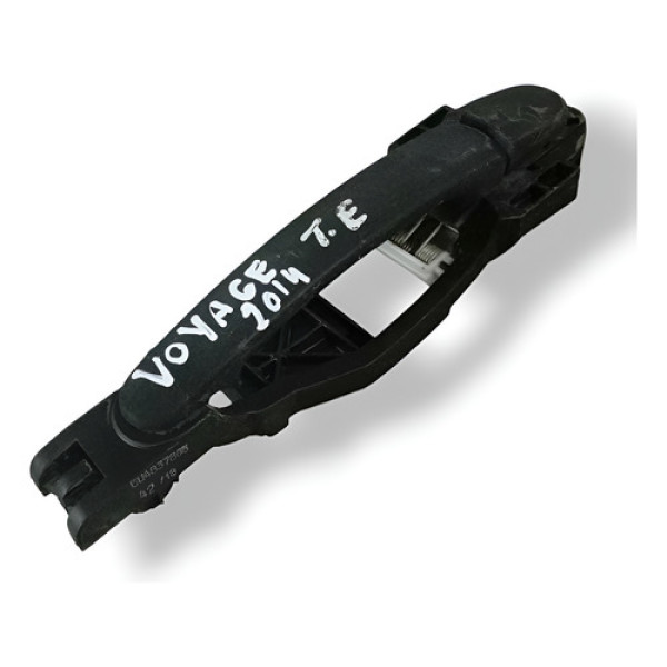 Macaneta Externa Traseira Esquerda Vw Voyage 2014 5u4837885 Preto Traseira