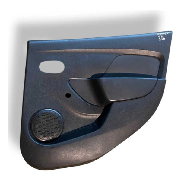 Forro Porta Traseira Direita Renault Sandero 2015 2016 Preto