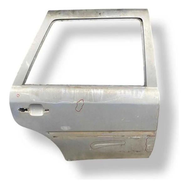 Porta Traseira Direita Volkswagen Gol G4 2006 2007  Detalhe Traseira Direita Prateado