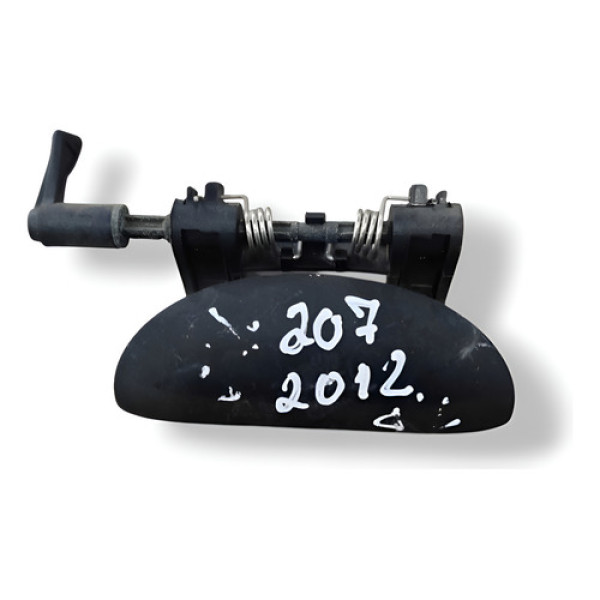 Maçaneta Externa Traseira Direita Peugeot 207 2012 Fabi7855 Preto