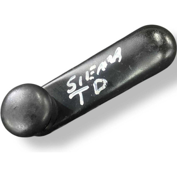 Manivela Vidro Traseiro Direito Fiat Siena 2007 2008 2009 Preto