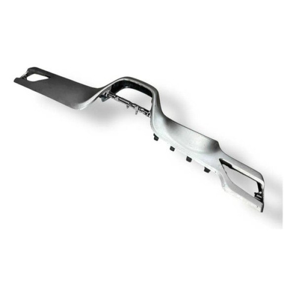 Aplique Moldura Central Painel Peugeot 2008 2017 Bsa173626 Preto Liso