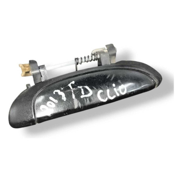 Maçaneta Externa Traseira Direita Clio 2011 2012 8200916957 Preto Traseira