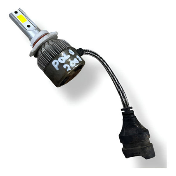 Lampada Led Farol Milha Volkswagen Polo 1.6 2007 2008 A 2009 D2s Prateado Branco-frio