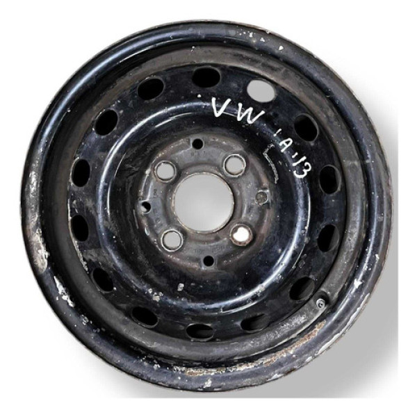 Roda Avulsa Ferro Aro 13 Volkswagen Preto