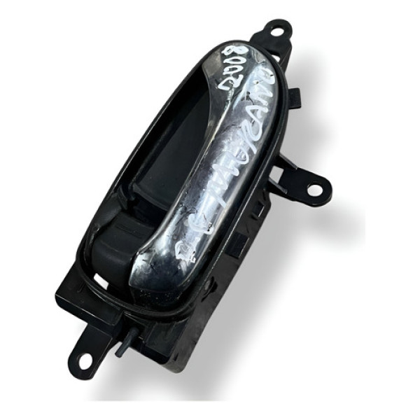Maçaneta Interna Dianteira Esquerda Nissan Murano 3.5 2008 Prateado Dianteira
