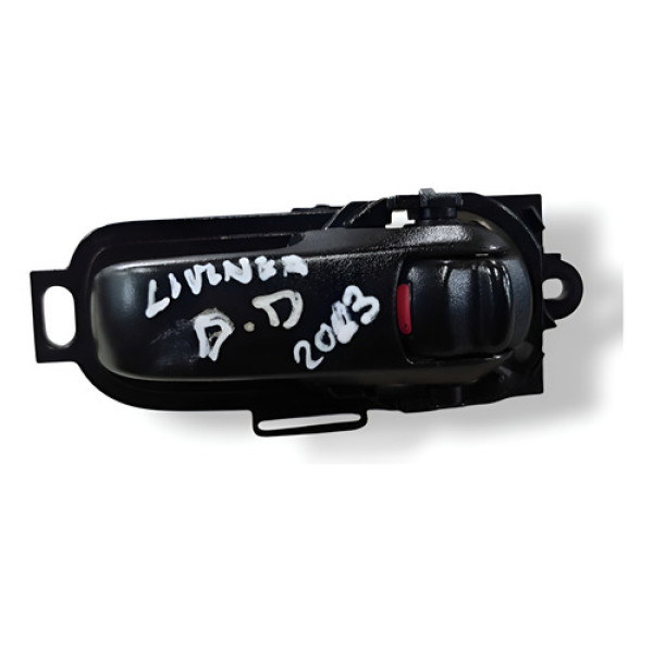 Maçaneta Interna Dianteira Direita Nissan Livina 1.8 2013/14 Preto Dianteira