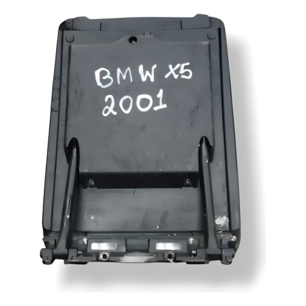 Apoio Braço Console Bmw X5 2001 2002 2003 2004 Detalhe Preto