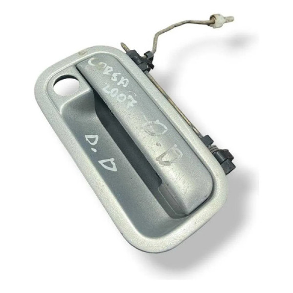 Maçaneta Externa Diant Direita Corsa Classic 2008 93251720 Prateado Dianteira