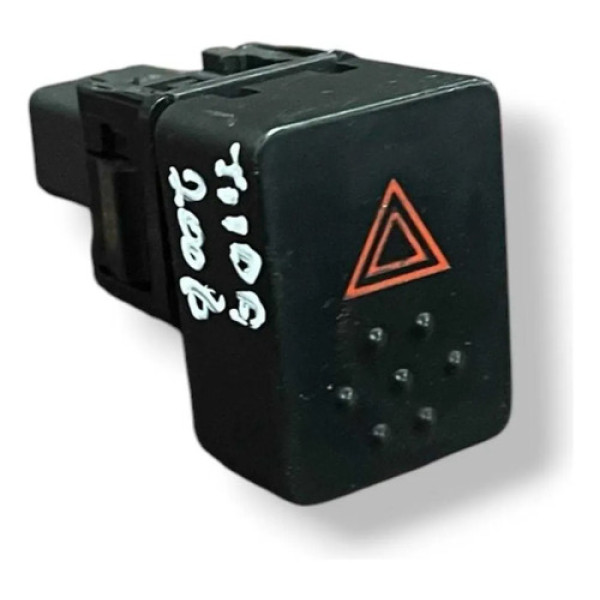 Botão Interruptor Pisca Alerta Nissan Tiida 2008 2009 06019 Preto