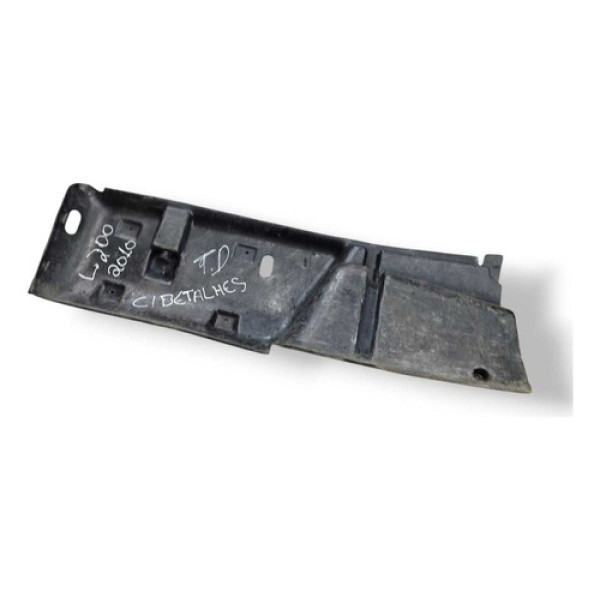 Proteção Lateral Direito Caçamba Mitsubishi L200 2010 2011 Prateado Preto