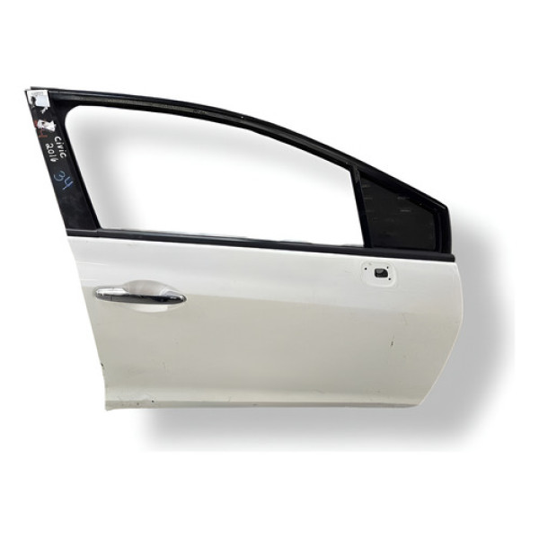 Porta Dianteira Direita Honda Civic 2014 2015 2016 Detalhe Traseira Direita Preto