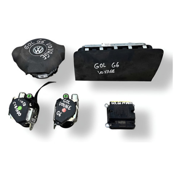 Kit Airbag Volkswagwn  Gol Voyage  2014 2015 2016 2017 Preto