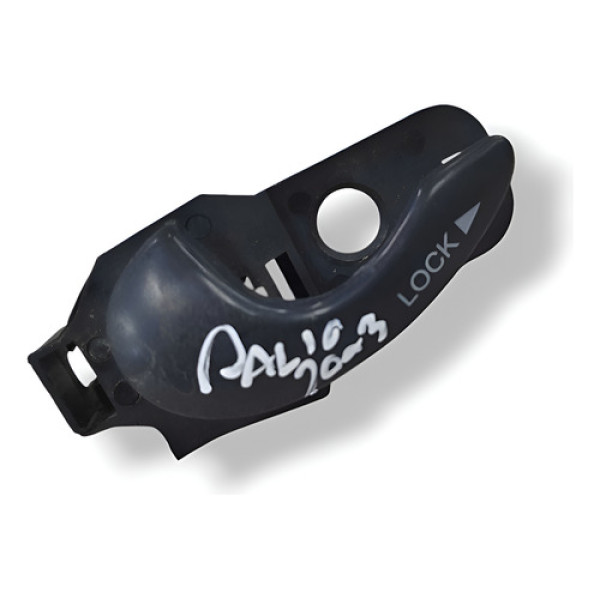 Maçaneta Interna Dianteir Esquerda Fiat Palio 2003/2004/2005 Preto Dianteira