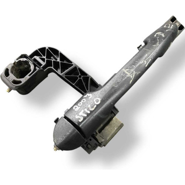 Maçaneta Externa Dianteira Esquerda Fiat Stilo 2003 242055 Cinza Dianteira