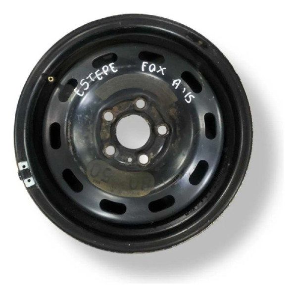 Roda Ferro Avulsa Estepe Aro 15 Volkswagen Fox Gol Polo Golf Água