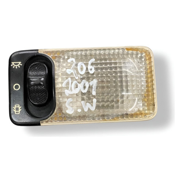 Luz Cortesia Teto Peugeot 206 Sw 1.6 2005 2006 2007 2008