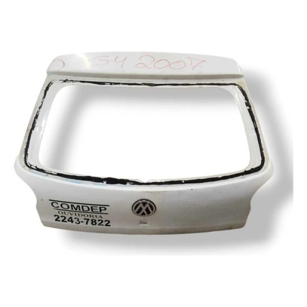 Tampa Traseira Porta Malas Vw Gol 1.6 2008 2009 2010 Detalhe Branco