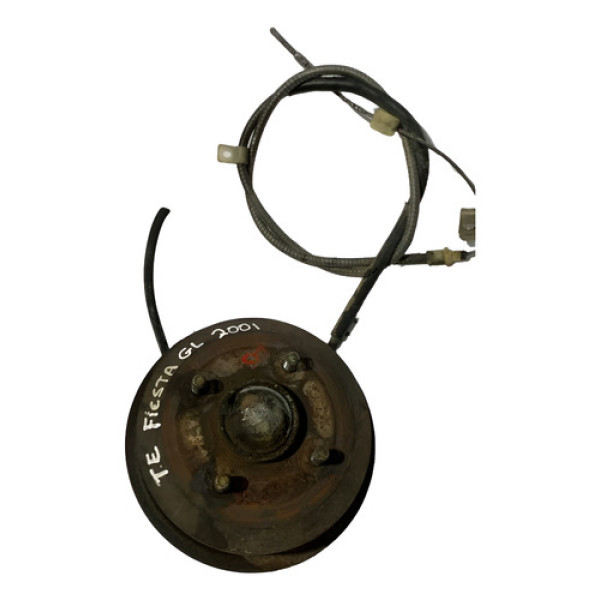 Cubo De Roda Traseira Esquerda Fiesta Gl 1.0 2001