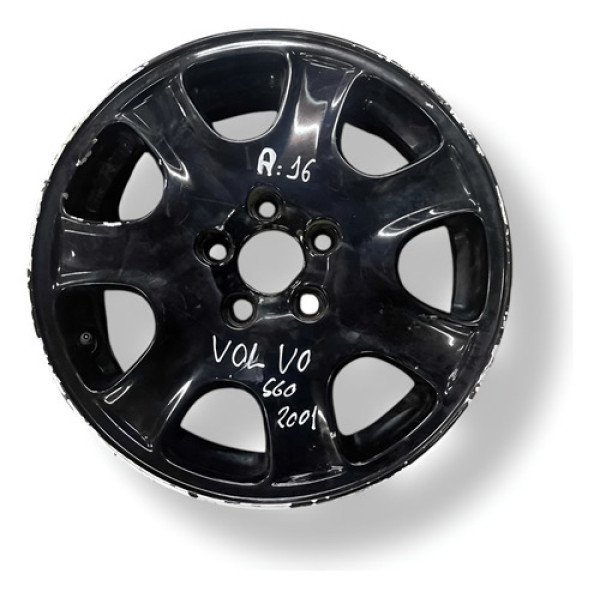 Roda Avulsa Aro 16 Volvo S60 2001 2002 2003 2004 A 2008 Preta