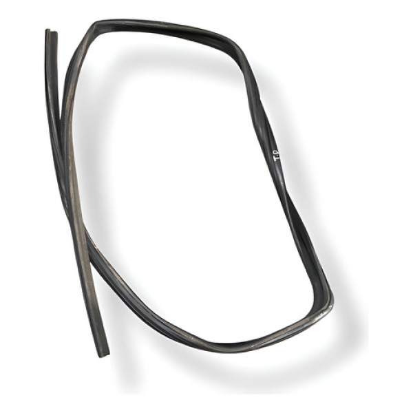 Borracha Canaleta Traseira Direita Chevrolet Meriva 2006 Preto