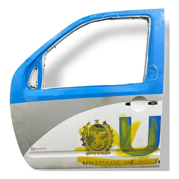 Porta Dianteira Esquerda Nissan Frontier 2013 4x4 Detalhes Dianteira Esquerda Branco
