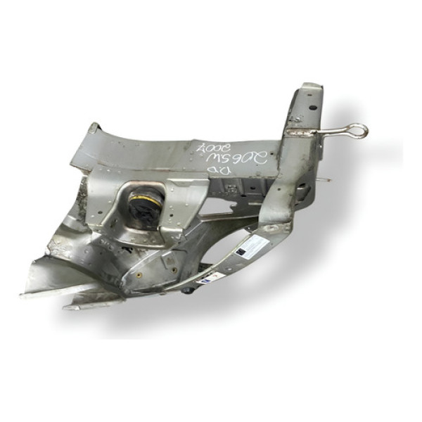 Ponta Longarina Dianteira Direita Peugeot 206 Sw 2007 2008 Preto