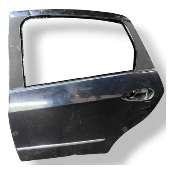 Porta Traseira Esquerda Fiat Punto 2008 2009 2010 Detalhe Traseira Esquerda Preto