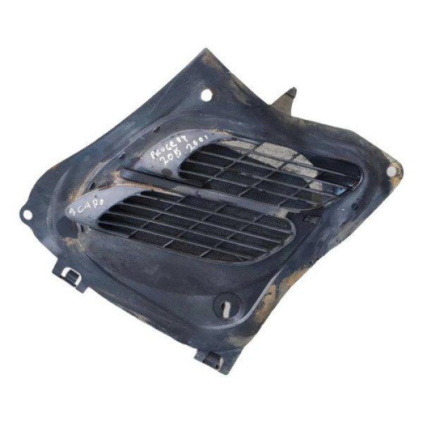 Difusor Entrada Ar Capô Peugeot 206 2000 2001 - 9625304377 Preto