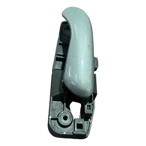Maçaneta Interna Dianteira Esquerda Fiat Stilo 1.8 2007 2008 Prateado Dianteira