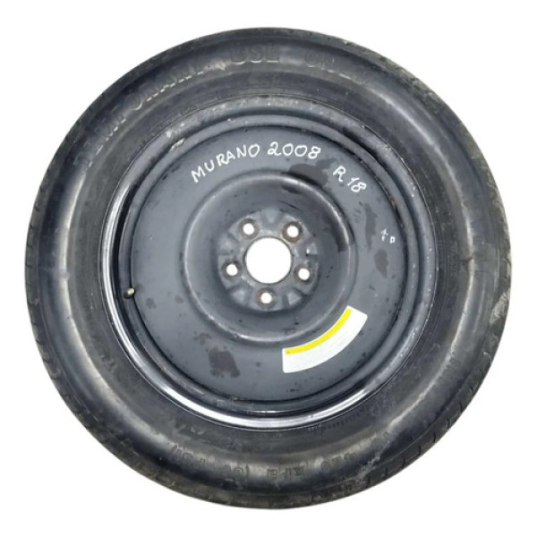 Roda Estepe Aro 18 Nissan Murano 3.5 V6 2007 2008 2009 2010 Preto