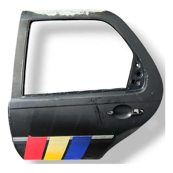 Porta Traseira Esquerda Fiat Siena 2008 2009 2010 2011 2012 Traseira Esquerda Preto