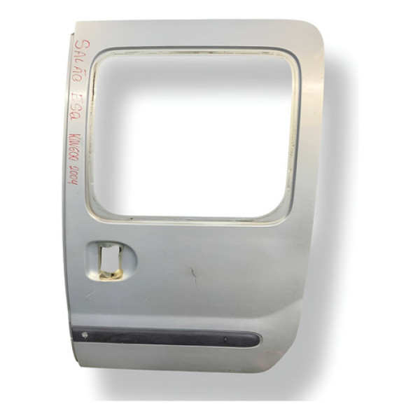 Porta Traseira Esquerda (correr) Renault Kangoo 2001 A  2004 - Traseira - Esquerda - Prateado