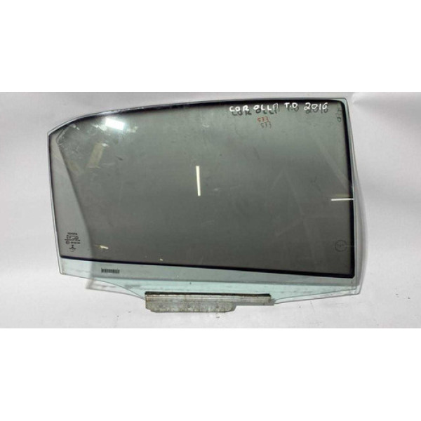  Vidro Porta Traseira Direita Toyota Corolla Xei 2012 2017