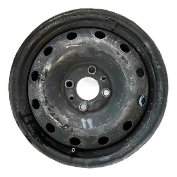 Roda Ferro Aro 14 Fiat Mobi Grand Siena Palio Weekend Cinza