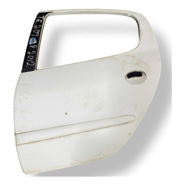 Porta Traseira Esquerda Peugeot 207 Passion 2011 2012 2013 Traseira Esquerdo Branco