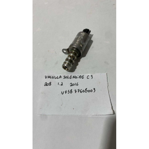 Valvula Solenóide Citroen C3 208 1.2 2016 V75877608003