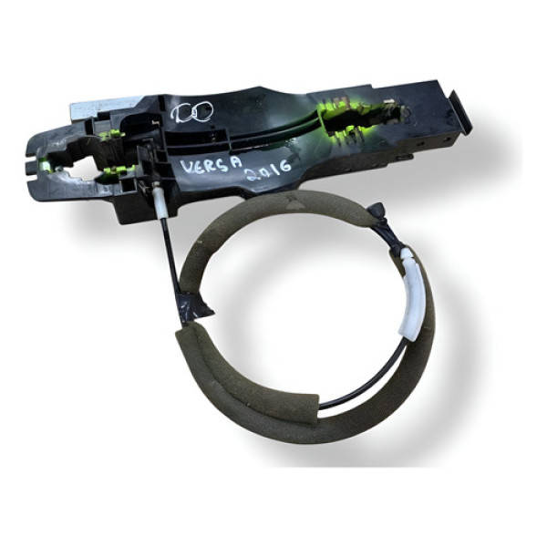 Suporte Maçaneta Externa Diant Direita Nissan Versa 2016 Verde Dianteira