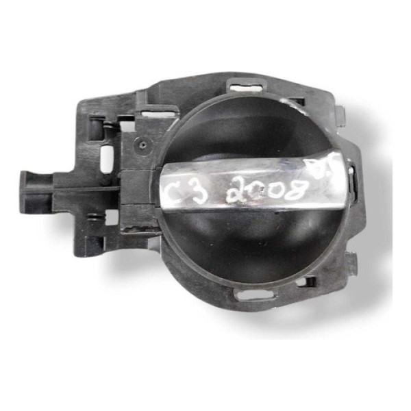 Maçaneta Interna Dianteira Esquerda Citroën C3 08 9680637477 Azul Dianteira
