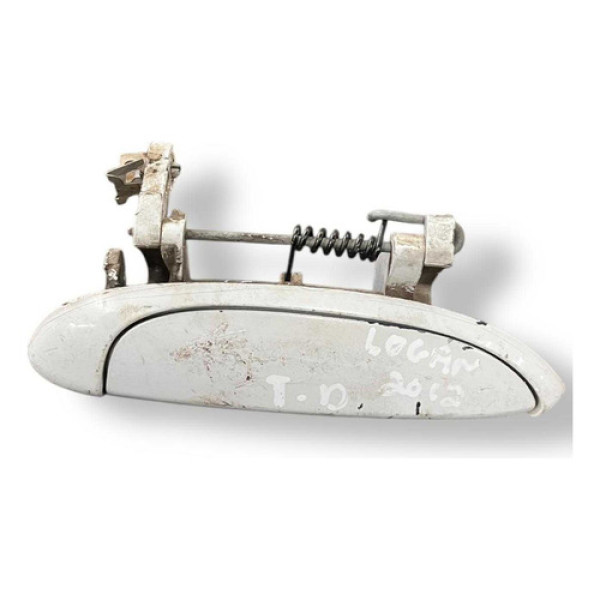 Maçaneta Externa Porta Traseira Direita Logan 2012 2013 Branco Traseira