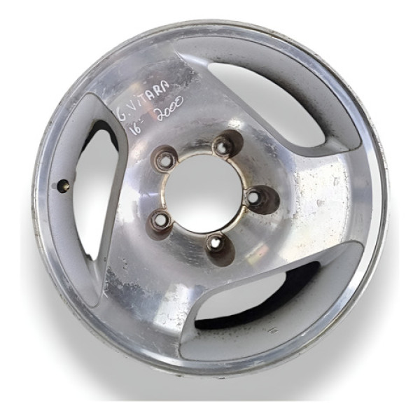 Roda Ferro Avulsa Aro 16 Suzuki  Grand Vitara  2000 A 2005 Prateado