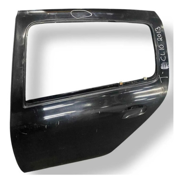 Porta Traseira Esquerda Renault Clio 1.0 2011 2012 Detalhe Traseira Esquerda Preto