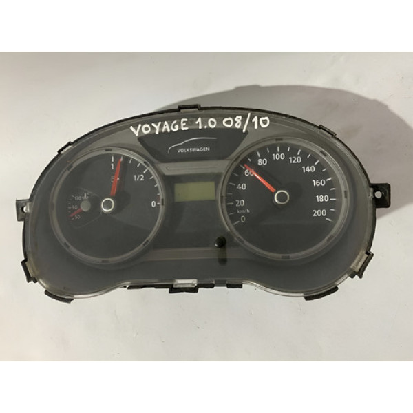 Painel Instrumento Vw Voyage 1.0 08/10 5u0920820a Preto