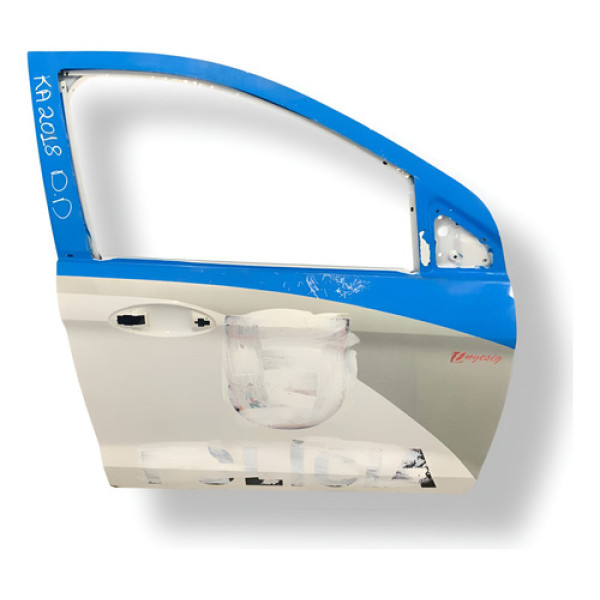 Porta Dianteira Direita - Ford Ka 2015 2016 2017 2018 Branco Direita Dianteira