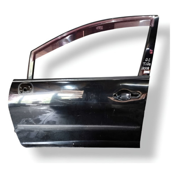 Porta Dianteira Esquerda Nissan Tida 2008 2009 2010 2011 Dianteira Esquerda Branco