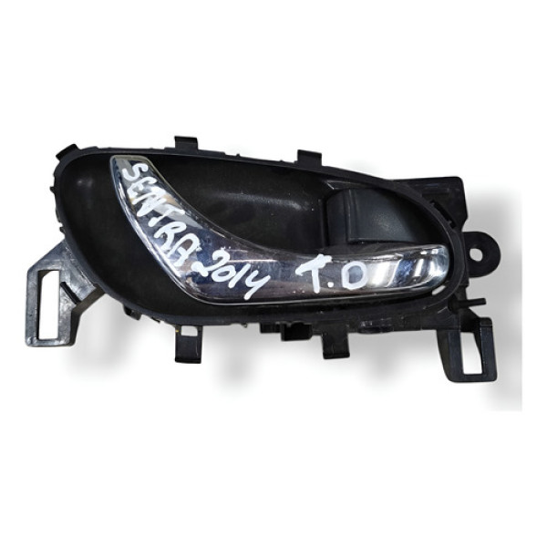 Maçaneta Interna Traseira Direita Nissan Sentra 2014 2015 16 Verde-escuro Traseira