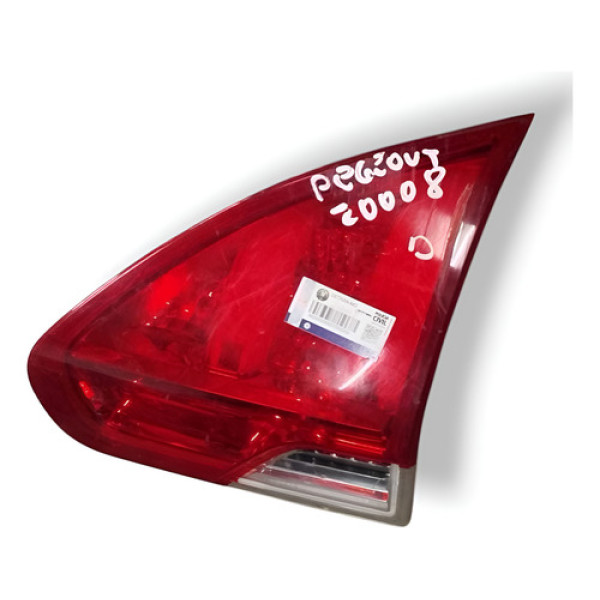 Lanterna Tampa Traseira Direita Peugeot 2008 20 9808127580 Direito/passageiro Vermelho